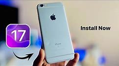 How to install iOS 17 in iPhone 6s,7 || Install ios 17 in iPhone 6s,7