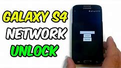 Galaxy S4 Unlock Procedure