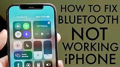 How To FIX Bluetooth Not Working On ANY iPhone! (2021)