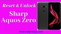 How to Reset & Unlock Sharp Aquos Zero