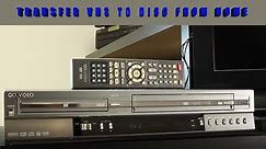 Learn how to record VHS to DVD with a Go Video DVD VCR Combo | Simple Process | Recorder VR3930