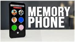RAZ Memory Cell Phone - The Simple Phone For Dementia, Alzheimer's, And Seniors