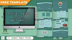 How to Make Desktop Computer Themed Powerpoint Template [ FREE TEMPLATE ]