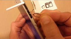 All SonyXperia Z's: How to Insert Sim Card