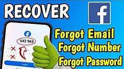 How To Recover Facebook Password Without Email and Phone Number | 2024