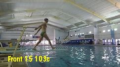 How to Front Flip 1.5 on 1m Springboard Tutorial 103c