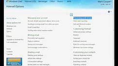 Unblock email address from Hotmail or Windows Live account