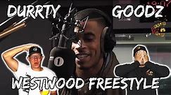 15 MINS OFF THE HEAD? STR8 🔥🔥!! | Americans React to Durrty Goodz freestyle - Westwood