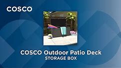 Extra Large 180 Gallon Deck Storage Box | COSCO Outdoor Living Products