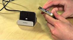 Belkin iPhone 5, 5s, 5c Charge and Sync Dock with Lightning Cable Connector Review E9M004