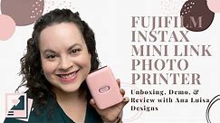 Fujifilm INSTAX MINI LINK Photo Printer--Is it Worth It??--UNBOXING, Tutorial, & REVIEW