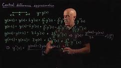 Central Difference Approximation | Lecture 61 | Numerical Methods for Engineers