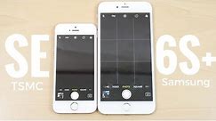 iPhone SE vs iPhone 6S Plus iOS 10.2 -Speed Test