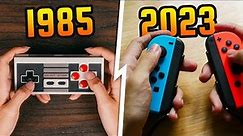 Evolution of Nintendo Controllers (Animation)