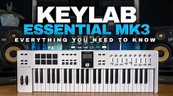 Arturia's NEW Keylab Essential mk3 MIDI Keyboard - Everything you need to know!
