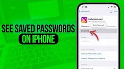 How To See Saved Passwords On iPhone | Full Guide