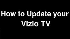 How to Update Software on Vizio Smart TV - Fix it Now