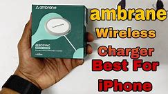 Best Wireless Charger Best For Apple iPhone | Ambrane Wireless Charger
