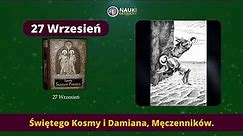 Żywot świętego Kosmy i Damiana Męczenników | Żywoty Świętych Pańskich - 27 Wrzesień - Audiobook 284