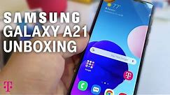 Samsung Galaxy A21 Unboxing | T-Mobile