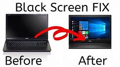 Dell Inspiron Black Screen Fix - Simple Home Fix