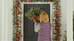 How to Hang a Door Wreath (3 steps)
