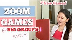 7 New, Fun and Easy Zoom Games for Big Groups of All Ages | Virtual Game Ideas | Happy Hour Games