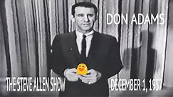 Don Adams on the Steve Allen Show 1957