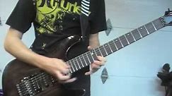 Dragonforce - Through the Fire and Flames Guitar Cover by Cole Rolland (15 years old)