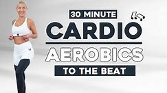 30 min CARDIO AEROBICS WORKOUT ♫ No Jumping No Squats Challenge Your Coordination