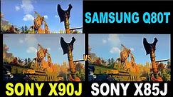 Sony X90J vs Sony X85J | Sony X90J TV Review | Samsung Q80T vs Sony X90J | Samsung Q80T vs Sony X85J