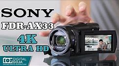 Sony FDR-AX33 4K Ultra HD Video Handycam Camcorder | Unboxing & Overview