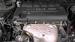 Toyota Avensis 2.0 Petrol VVTi Engine Code 1AZ-FSE