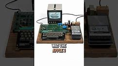 Apple’s first products: Apple I and Apple II #shorts