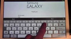 How to Setup the Samsung Galaxy Tab 3 10.1