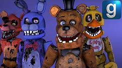 Gmod FNAF | Repairing The Stylized Withered Animatronics With The Parts Mod