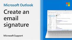 How to add a signature in Outlook | Microsoft