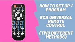 How to Setup / Program RCA Universal Remote Control (2 Easy & Fast Ways)
