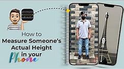 How to measure height on your phone | iPhone 13 pro max