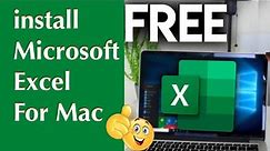 How to install Microsoft Excel on Mac For Free | MS Excel for Free