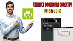 How To Connect DroidCam To PC Correctly USB & WiFI 2022 | DroidCam For PC | Android As A Webcam