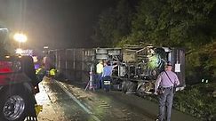 At least 3 killed in charter bus crash on I-81 near Harrisburg, PA