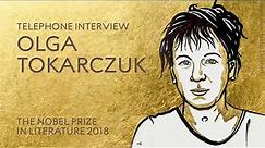 Olga Tokarczuk: "Such a prize will, in a way, give us a kind of optimism."
