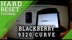 Hard Reset BLACKBERRY 9320 Curve - factory reset tutorial