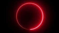 Motion Made - Royalty Free lights in circle frame Loop animated background