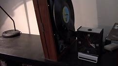 Dual 1215 Turntable Can Play on its Side