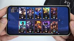 Samsung Galaxy A54 League of Legends Mobile Wild Rift Gaming test New Update | LOL Mobile