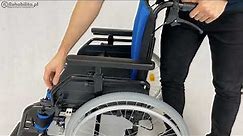 Wózek inwalidzki aluminiowy Cameleon Vitea Care ze stopów lekkich (Kod NFZ P.127A) - Prezentacja