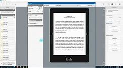 Use Kindle Create to layout and design a book for Amazon's Kindle