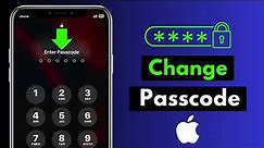 How To Change Passcode on iPhone (2024) | Change iPhone Lock Screen Password